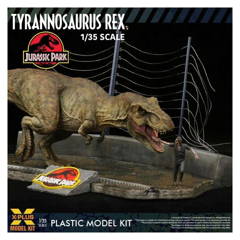 CO-102681 Jurassic Park T-rex 1/35 Mkit Re-run