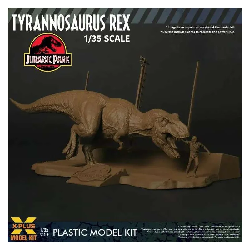 Jurassic Park T-rex 1/35 Mkit Re-run