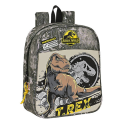 Backpack - 27 x 22 x 10 cm - T-rex - Warning - Jurassic World 