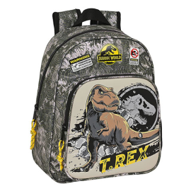 Backpack - 33 x 27 x 10 cm - T-rex - Warning - Jurassic World 