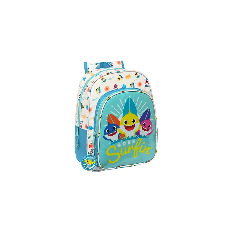 Backpack - 34 x 26 x 11 cm - Gone Surfin' - Surfing - Baby Shark 