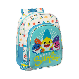 Backpack - 34 x 26 x 11 cm - Gone Surfin' - Surfing - Baby Shark 