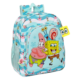 Backpack - 38 x 32 x 12 cm - Bob & Patrick & Gary - Stay positive - SpongeBob 