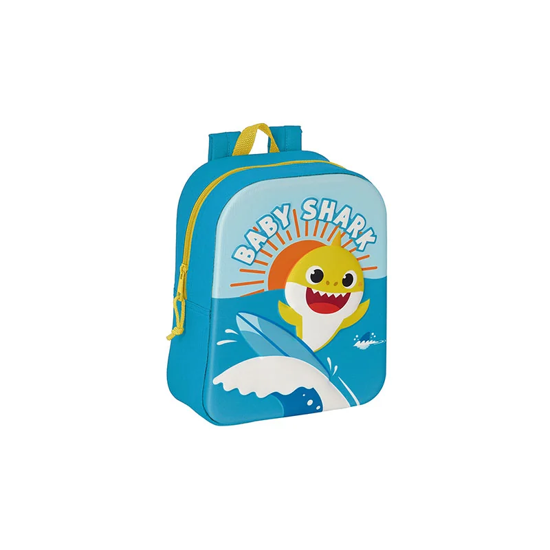 3D Backpack - 27 x 22 x 10 cm - Baby Shark ™ 