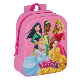 3D Backpack - 27 x 22 x 10 cm - Disney Princess ™ 