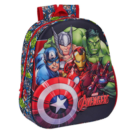 3D Backpack - 33 x 27 x 10 cm - Avengers - Marvel 