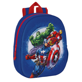 3D Backpack - 33 x 27 x 10 cm - Avengers - Marvel 