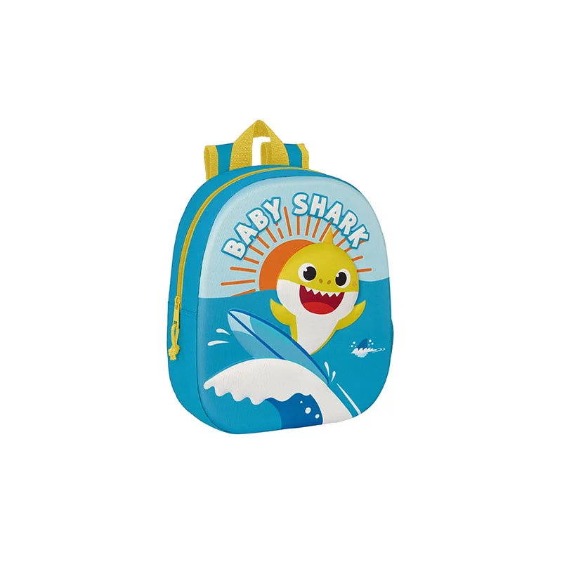 3D Backpack - 33 x 27 x 10 cm - Baby Shark ™ 