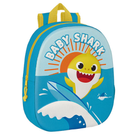 3D Backpack - 33 x 27 x 10 cm - Baby Shark ™ 