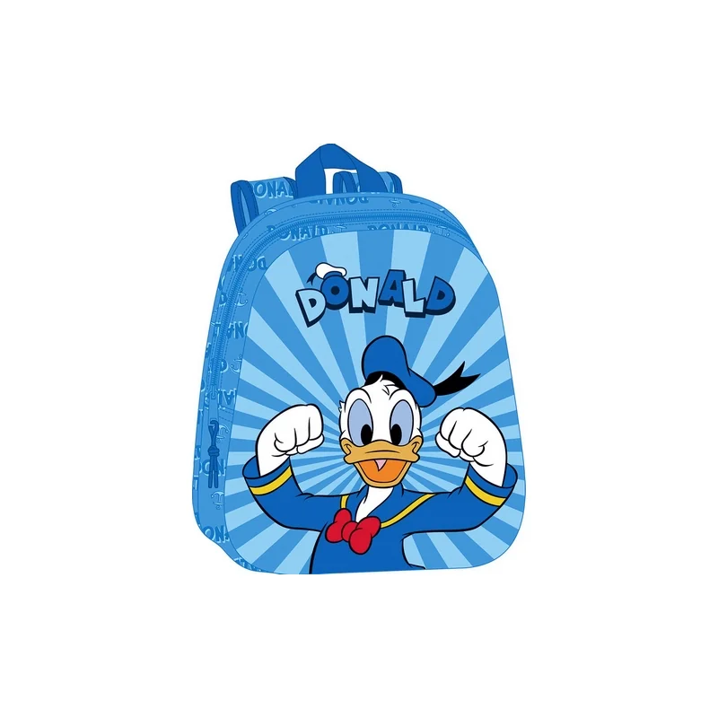 3D Backpack - 33 x 27 x 10 cm - Donald Duck - Disney 