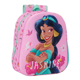 3D Backpack - 33 x 27 x 10 cm - Jasmine - Disney Princess ™ 