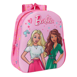 3D Backpack - 33 x 27 x 10 cm - Love - Barbie 