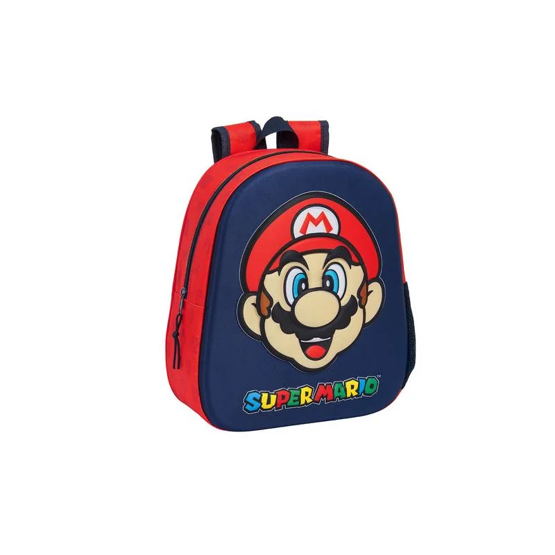 3D Backpack - 33 x 27 x 10 cm - Super Mario ™ 