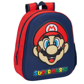 3D Backpack - 33 x 27 x 10 cm - Super Mario ™ 