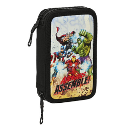 Double Pencil Case & Stationery Set (28 Pieces) - Assemble! - Avengers 