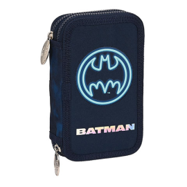 Double pencil case & stationery set (28 pieces) - Batman 