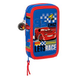 Double pencil case & stationery set (28 pieces) - Let's race - Cars - Disney • Pixar 