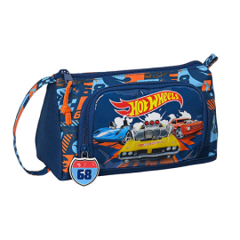 Double pencil case & stationery set (32 pieces) - Speed club - Hot Wheels 