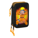 Triple pencil case & stationery set (36 pieces) - Naruto Uzumaki - Naruto 