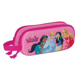 Double pencil case - 3D - Jasmine, Cinderella, Mulan, Aurora - Disney Princess 