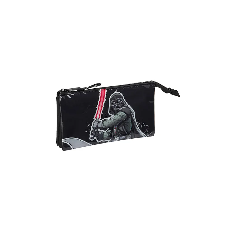 Triple flat pencil case - Darth Vader - The Fighter - Star Wars 