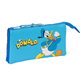 Triple flat pencil case - Donald Duck - Disney 