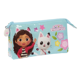 Triple flat pencil case - Gabby and the Magic House 