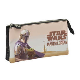 Triple flat pencil case - This is the way - The Mandalorian - Star Wars 