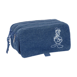 Triple rectangular pencil case - Donald Duck - Disney 