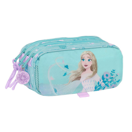 Rectangular triple pencil case - Elsa - Hello spring - Frozen - Disney 