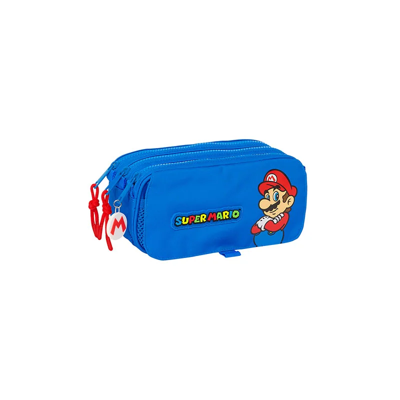 Triple rectangular pencil case - Play - Super Mario 