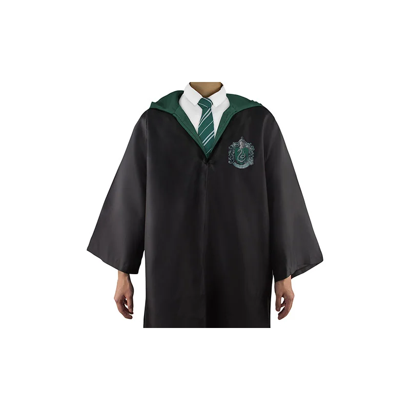 Slytherin Costume Pack: Wizard Robe + Tie + 5 Tattoos - Harry Potter Apparel