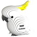 EUGY 3D - Cockatoo Cardboard modelkit