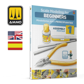 AMMO OF MIG: Scale Modeling for Beginners Vol. 1: Assembly - Soft cover, 120 pages with high quality step-by-step photos in full