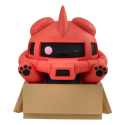 Mobile Suit Gundam Mega Cat Project Nyanto! The Big Nyandam Series trading figure Char's Zaku 14 cm Figurine 