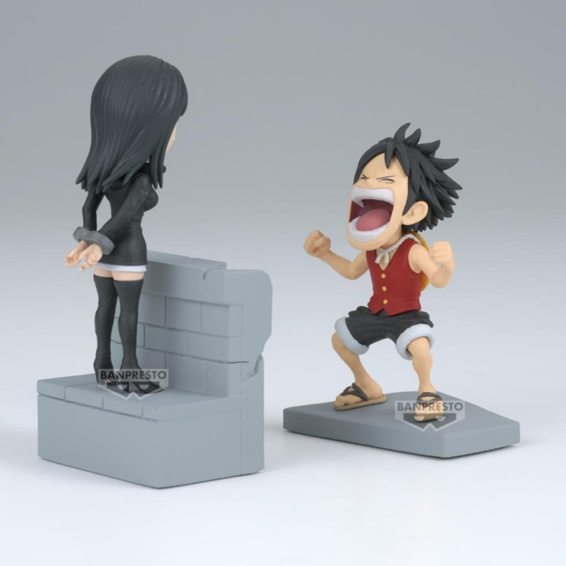 BM-237777 ONE PIECE - Luffy & Nico Robin - WCF Log Stories Figure 10cm