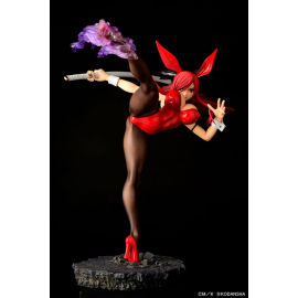 Fairy Tail statuette 1/6 Erza Scarlet High Kick Crimson Bunny Ver. 37cm Figurine 