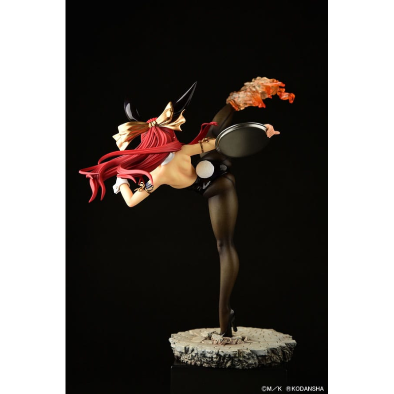 Fairy Tail statuette 1/6 Erza Scarlet High Kick Black Bunny Ver. 37cm