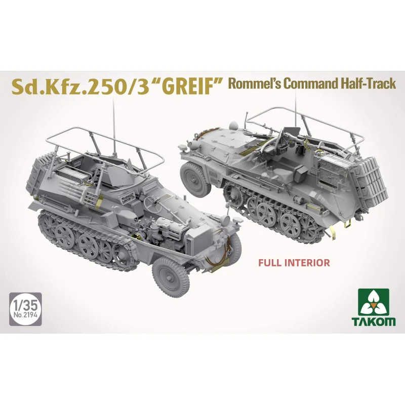 Sd.Kfz.250/3 "GREIF" Rommel's Command Half-Track Takom