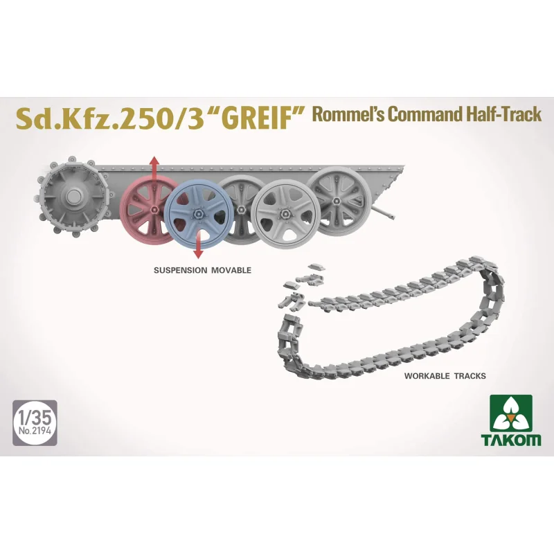 Sd.Kfz.250/3 "GREIF" Rommel's Command Half-Track