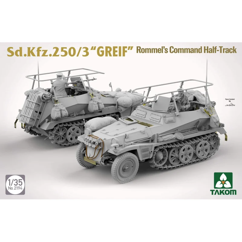 Sd.Kfz.250/3 "GREIF" Rommel's Command Half-Track Military model kit