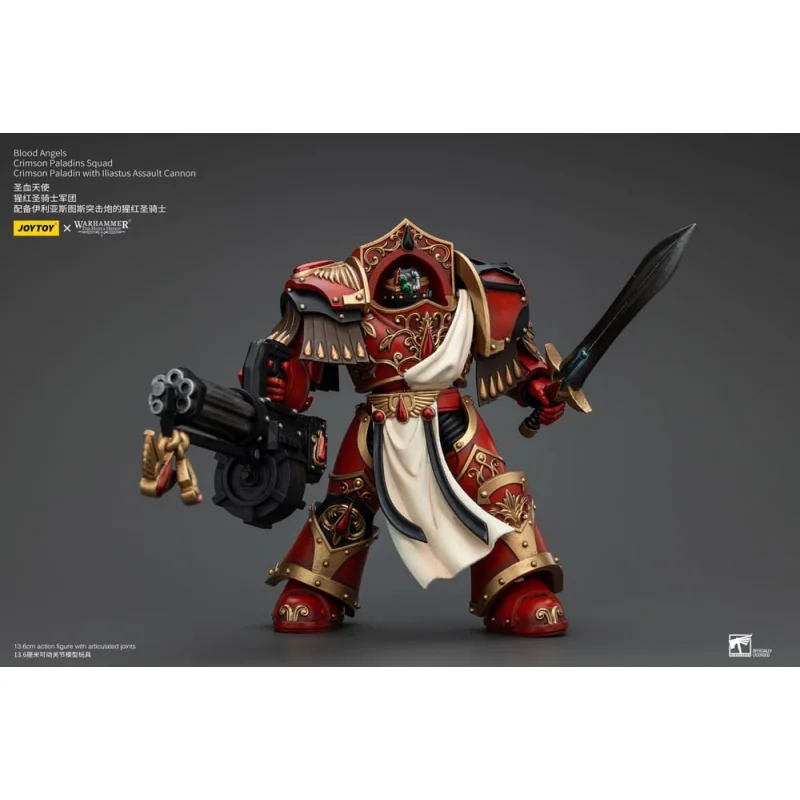 JT00294 Warhammer The Horus Heresy figure 1/18 Blood Angels Crimson Paladins Squad Crimson Paladin with Iliastus Assault Cannon 