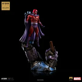 MARVEL-Magneto vs Sentinel-Statue Del. Art Scale 1/10 37cm "2023 CCXP" Figurine 