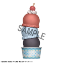 Gintama pack 6 trading figures Tsumichen Stack up & Change 8 cm (with gift)