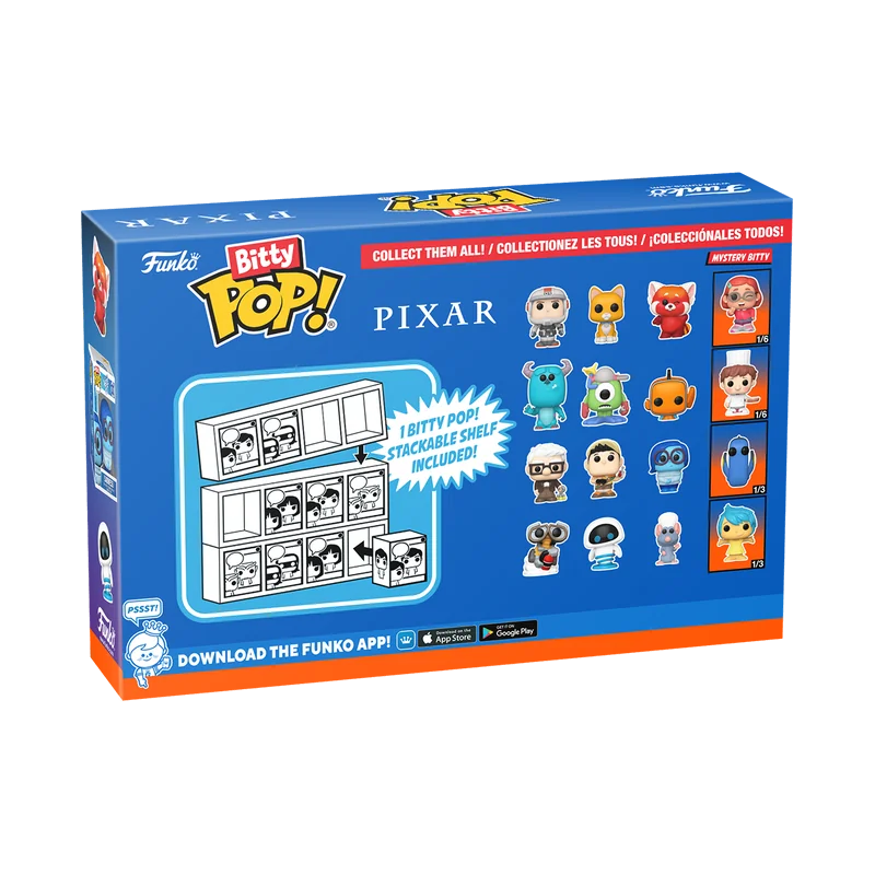 PIXAR - Bitty Pop 4 Pack 2.5cm - Monsters Inc. Pop figures