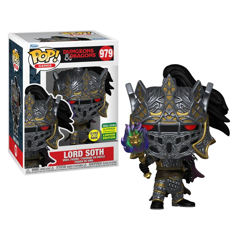 DUNGEONS AND DRAGONS - POP Games N° 979 - Lord Soth (GITD) "Convention" Pop figures 