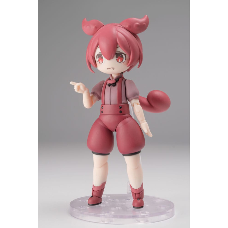 Tohoku Zunko Plastic Model Kit 1/12 Plafia Ankomon Mini Figure Set 10 cm Plum