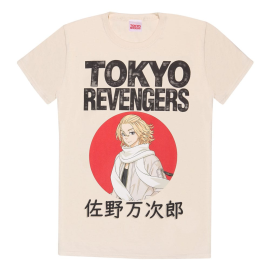 Tokyo Revengers T-Shirt Manjiro Sano Red Circle 