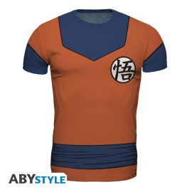 DRAGON BALL SUPER - Men's "Goku costume" replica t-shirt* L 