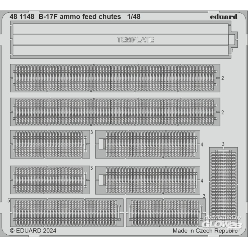 B-17F PART II Superdetail kit for airplanes